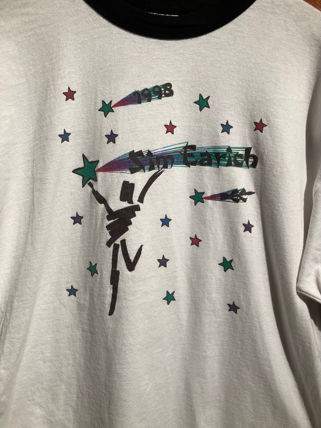 90s USA 빈티지 헤인즈 링거 티셔츠 상품이미지3