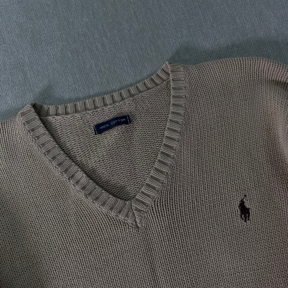 95 폴로랄프로렌 코튼 브이넥 니트 상품이미지2