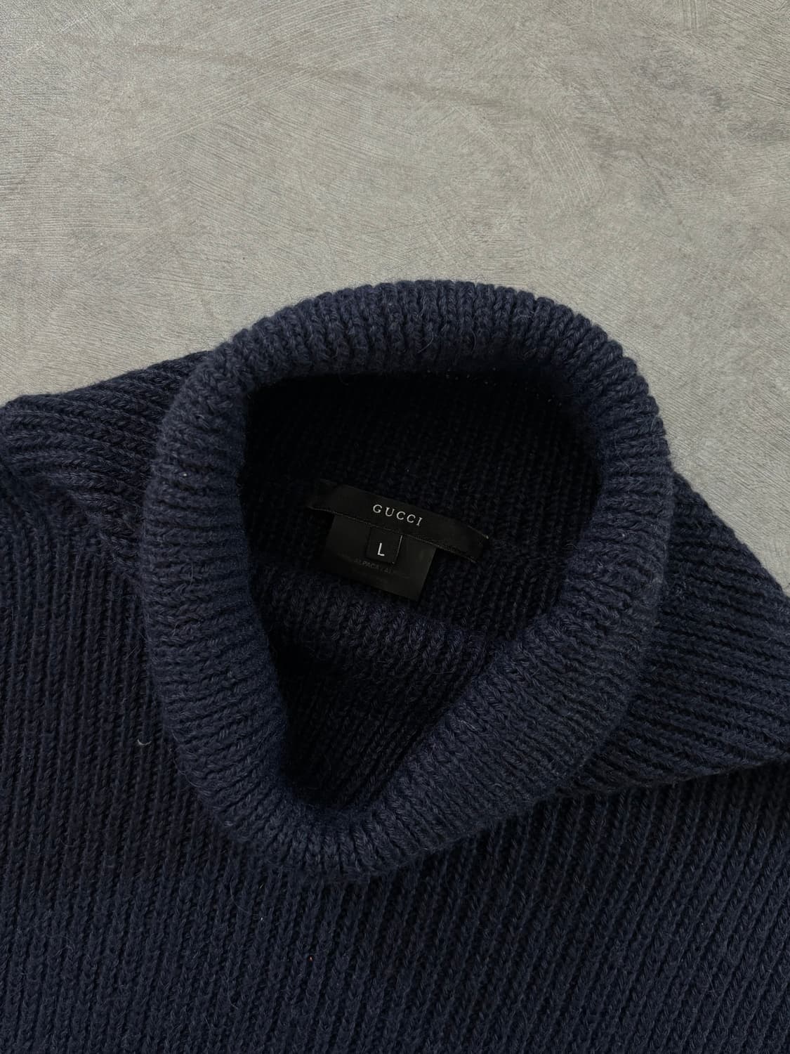 Gucci 구찌 네이비 알파카 터틀넥 니트 상품이미지3