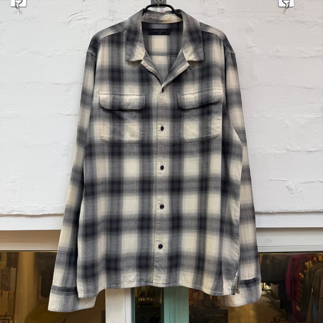 Allsaints 올세인츠 체크 셔츠 남방 L 상품이미지1