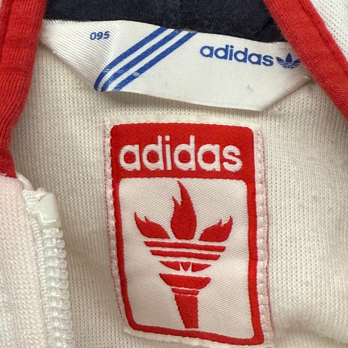 아디다스 usa 스타 별 흰빨 화이트 후플 져지 후드집업 95 상품이미지6