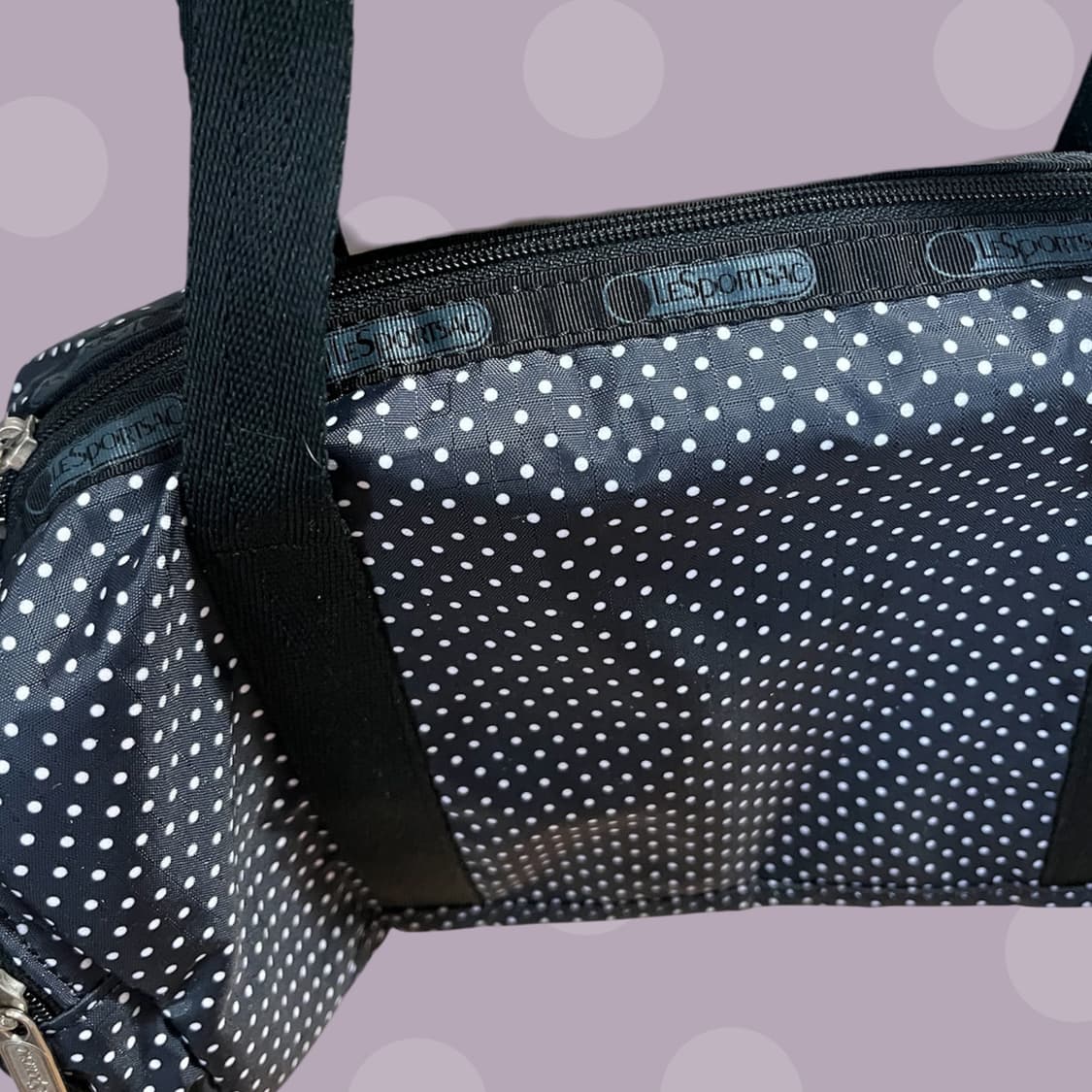 레스포삭 땡땡이 보스턴백 상품이미지2