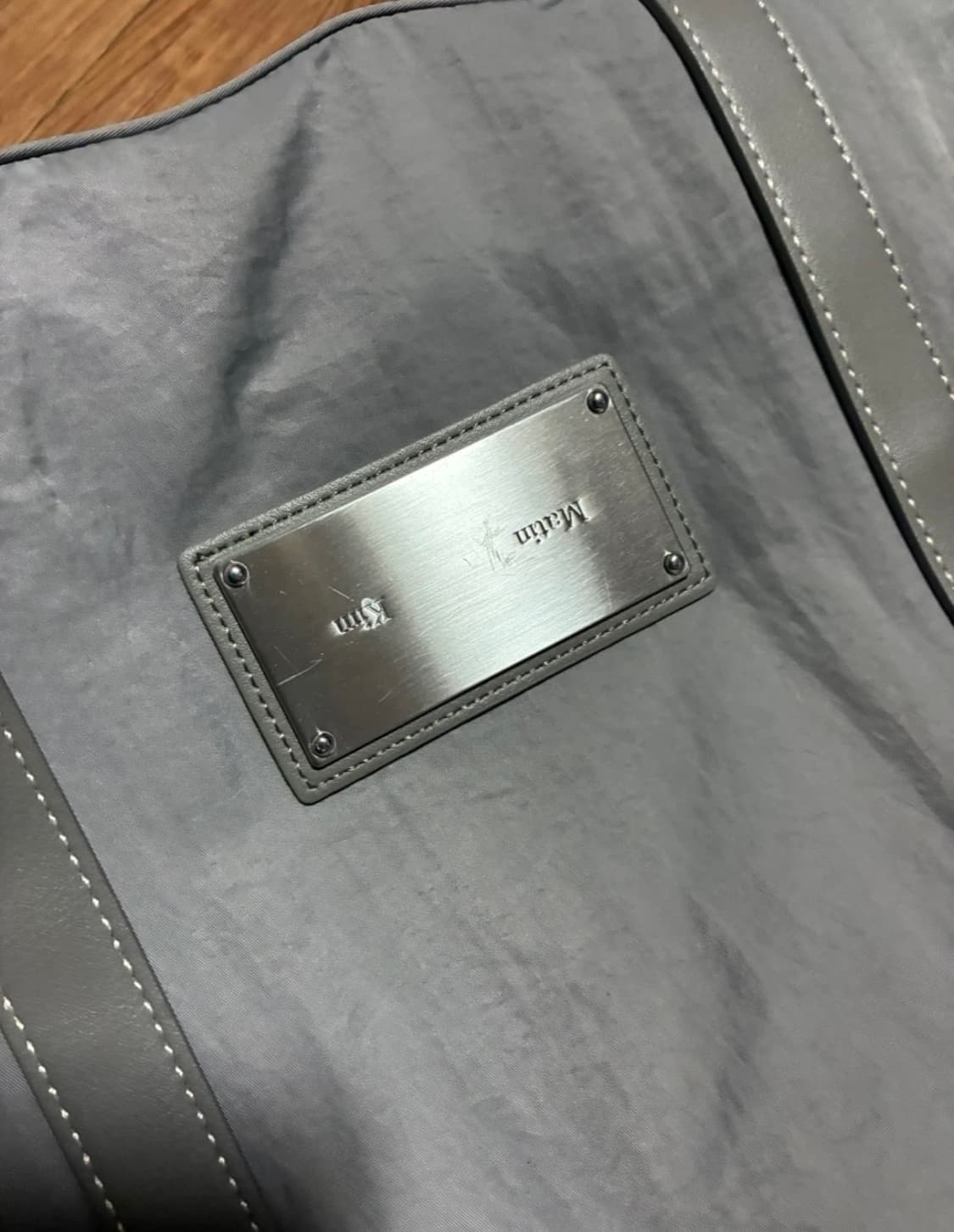 마뗑킴 빅 쇼퍼백 다크그레이 상품이미지4