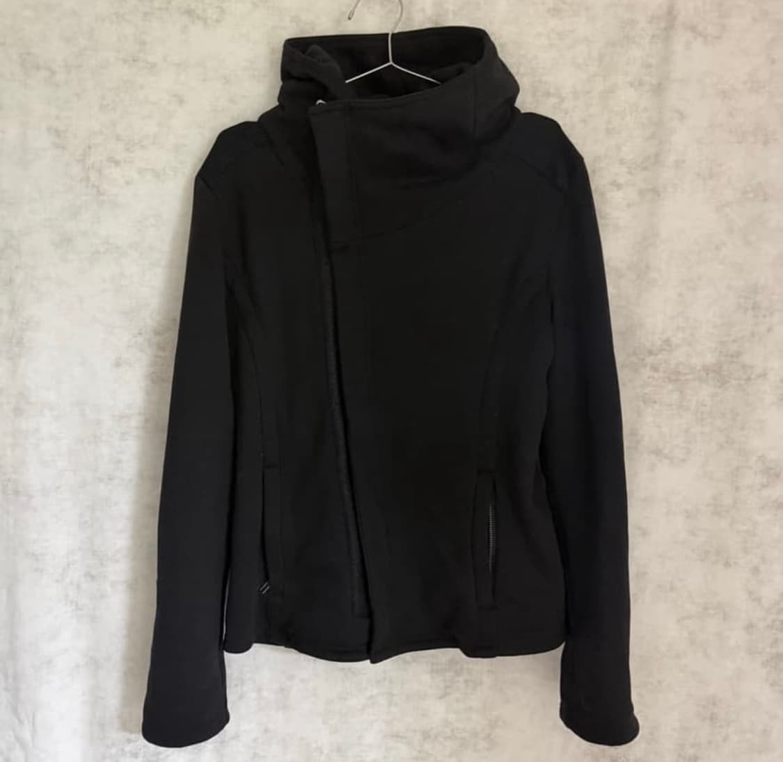 Vintage 하이넥 비대칭 사선자켓 상품이미지1