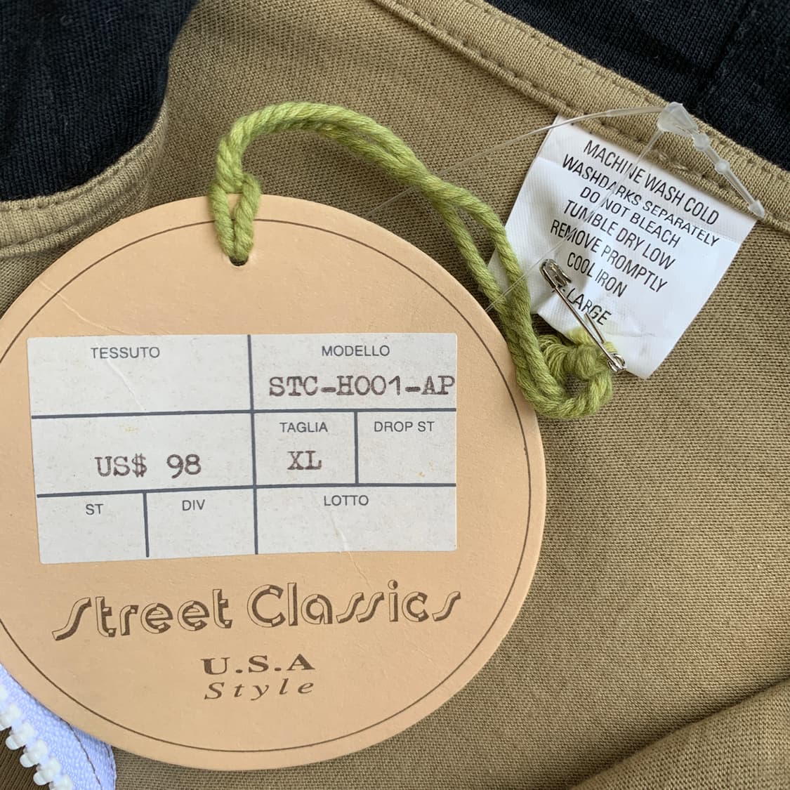 Street Classic USA 배색 후드 긴팔 티셔츠  1613 상품이미지7