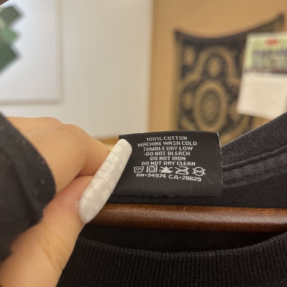 스투시 올드스쿨 스트릿 펑크 월드투어 반팔티 L C10994 상품이미지6