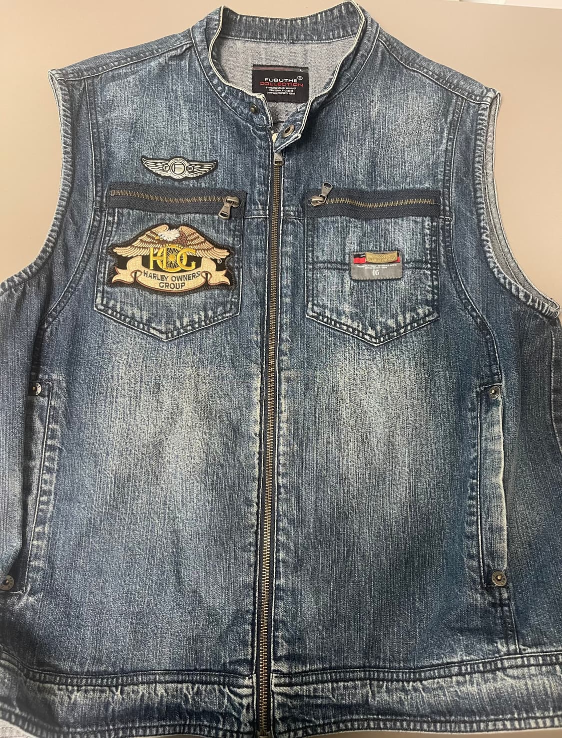 FUBU HOG(Harley Owners Group) 패치 데 님 베스트 상품이미지2