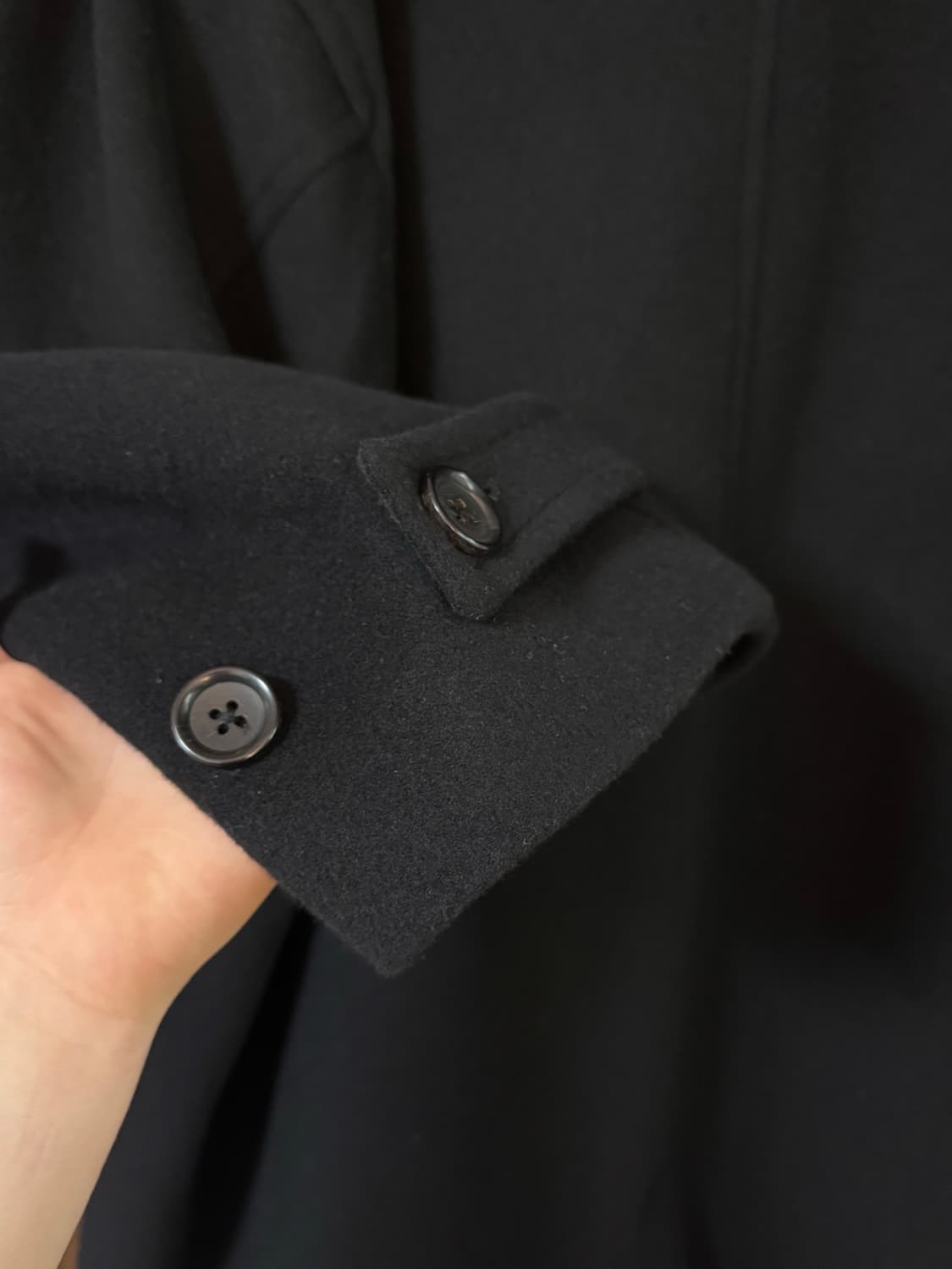 그라프페이퍼 라이트 멜톤 오버사이즈 코트 2 상품이미지5