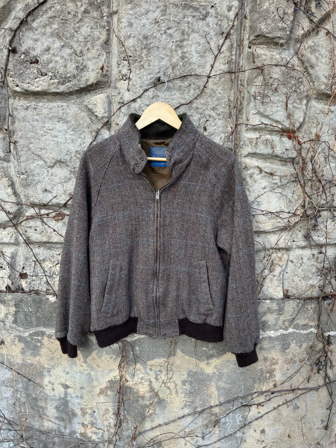 80s 펜들턴 usa 빈티지 울 블루종 봄버 자켓 m 상품이미지1