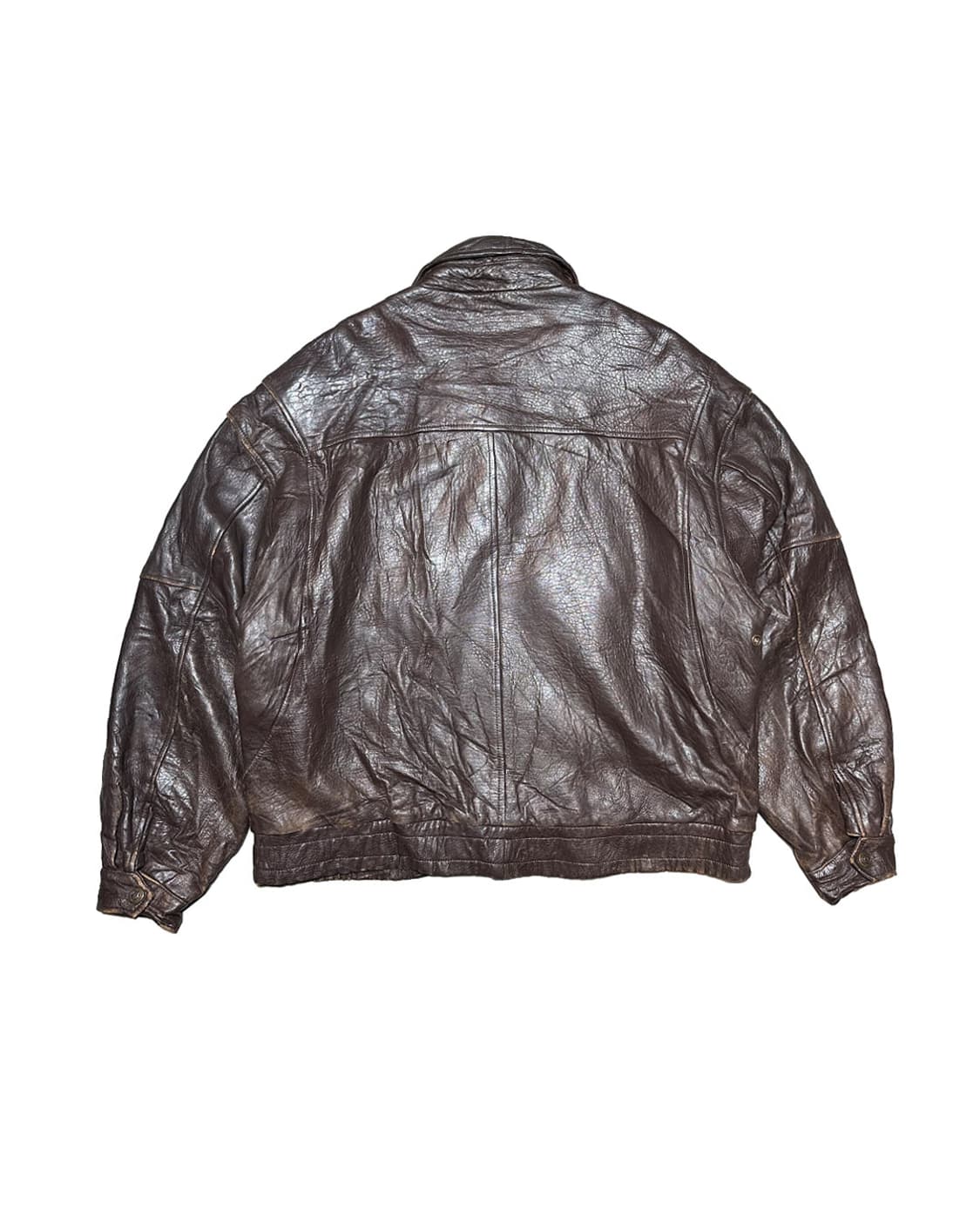 Field&Stream 헤비 리얼 레더 A-2 플라이트 자켓 상품이미지2