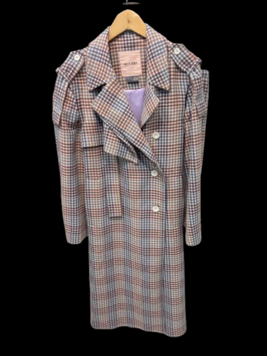 JUCY JUDY 체크 코트 85사이즈입니다(44) 상품이미지1