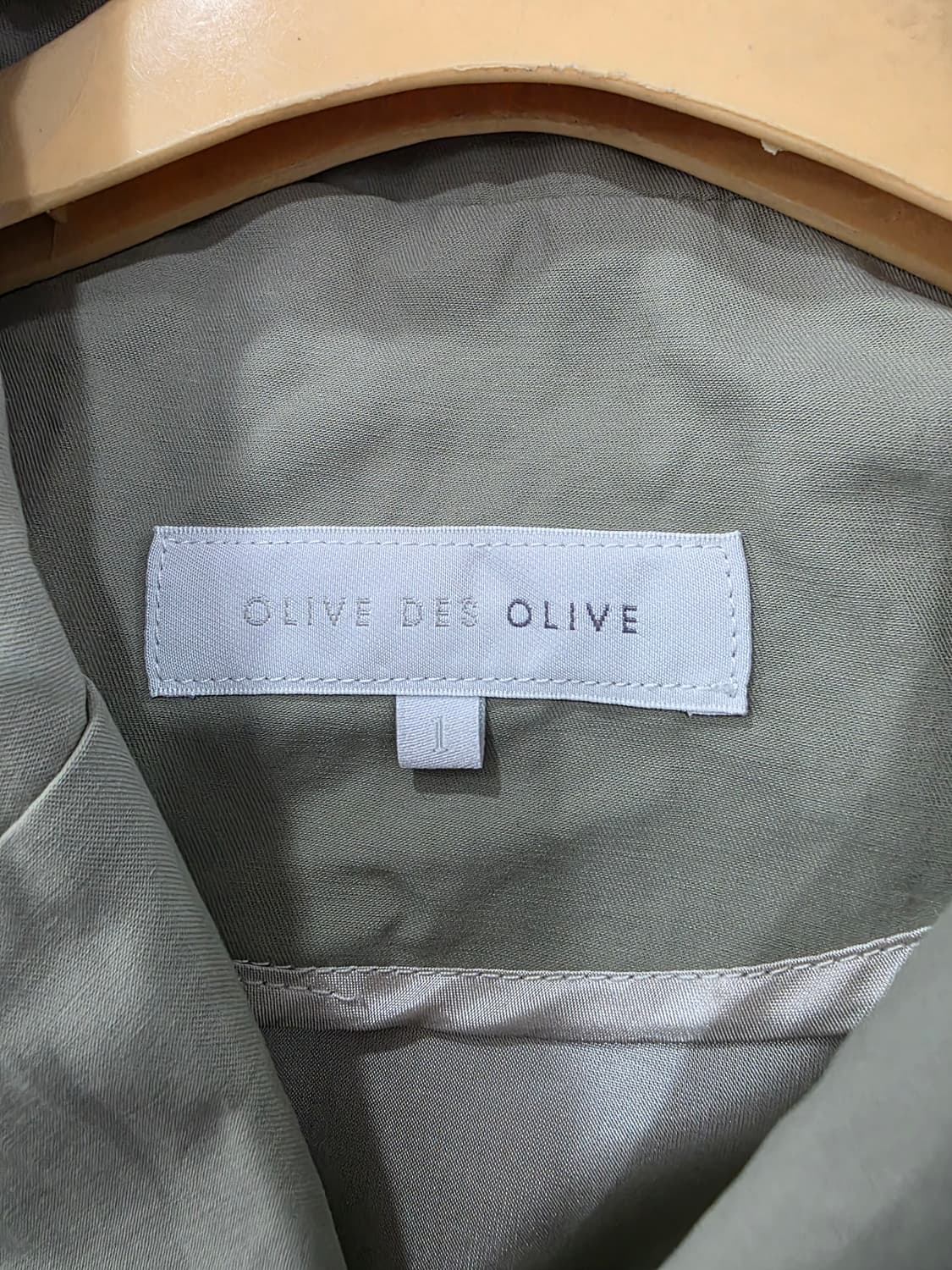 올리브데올리브 여성 트렌치 반코트 상품이미지3