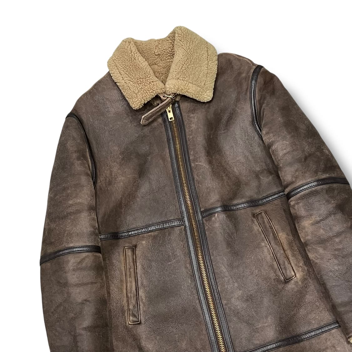 b-3 롱 무스탕 s08452 상품이미지4