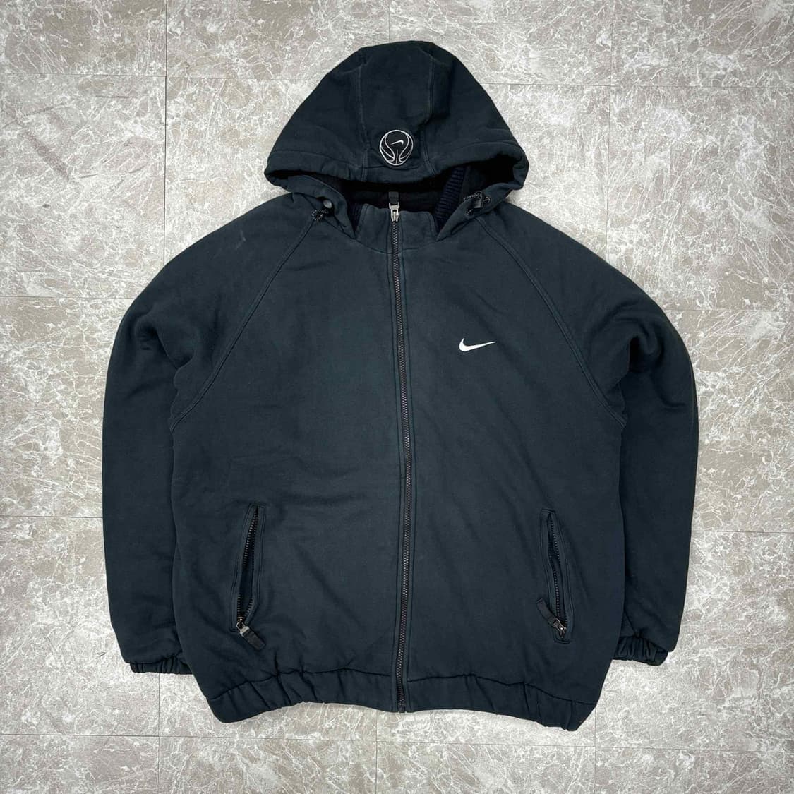 나이키 00s 솔로 스우시 올드스쿨 코튼 아방핏 패딩 퀄티드 자켓 점퍼( 상품이미지2