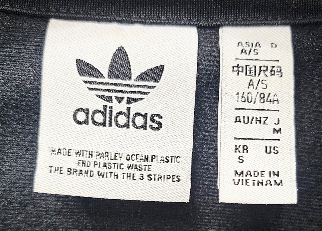 (90)S☆우주매물☆ 아디다스 파이어버드 제니2중지퍼 [검흰] 트랙탑져지 상품이미지3