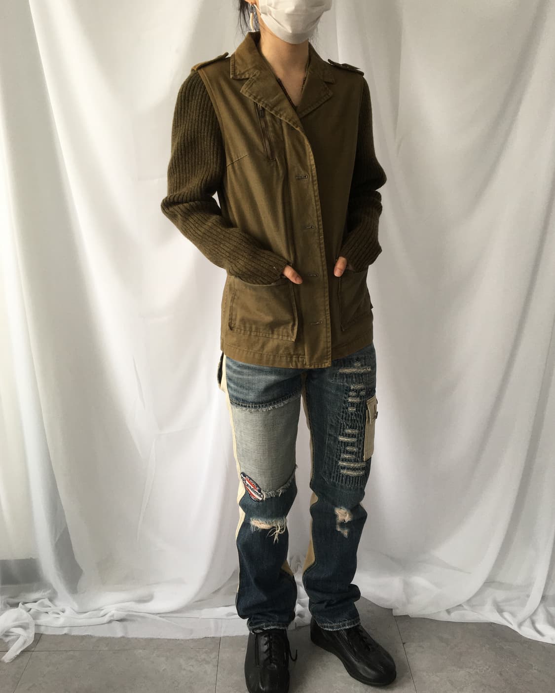 Knitted layered jacket 상품이미지6