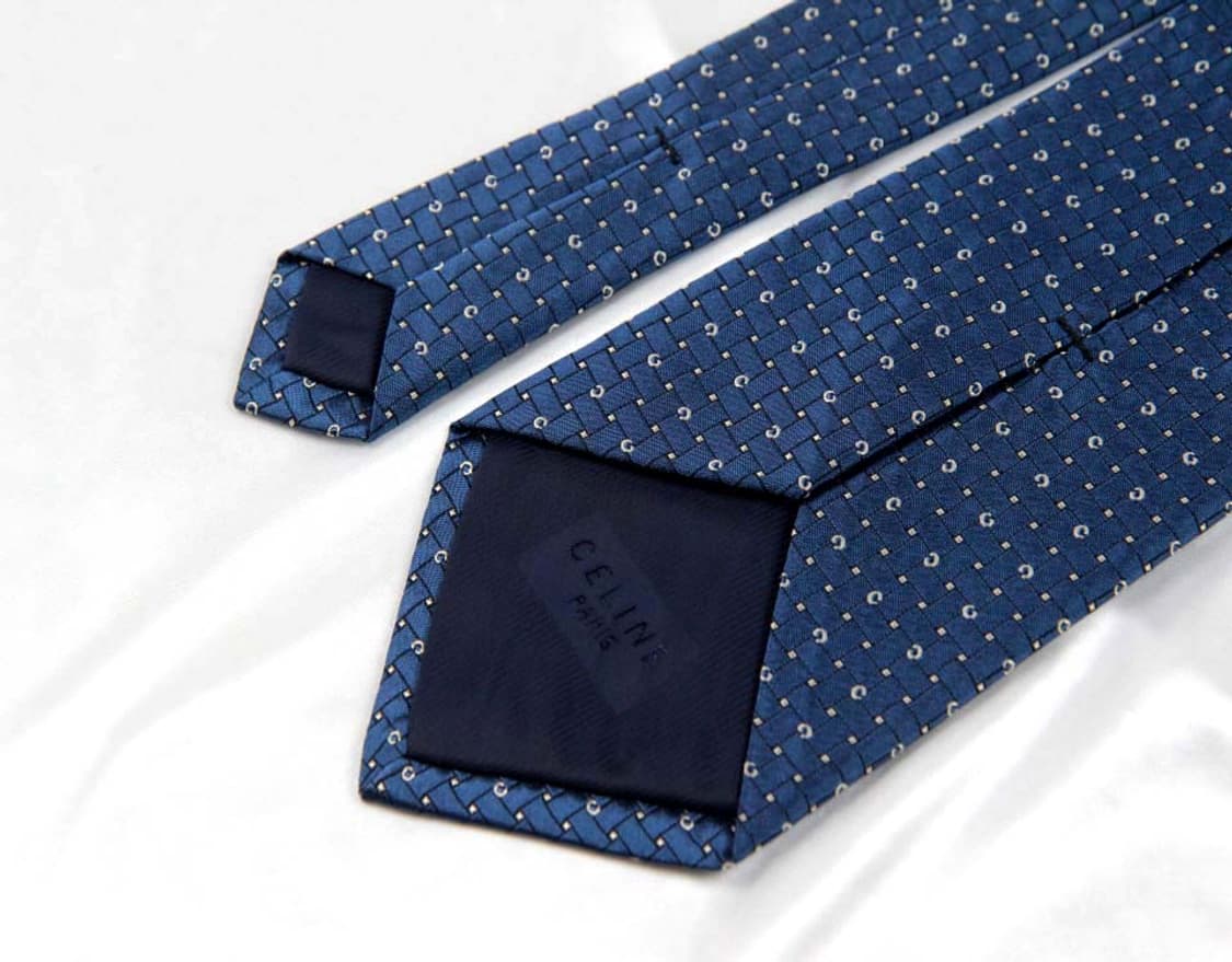 셀린느 9.4cm A+등급 C로고 명품넥타이 CELINE 상품이미지4
