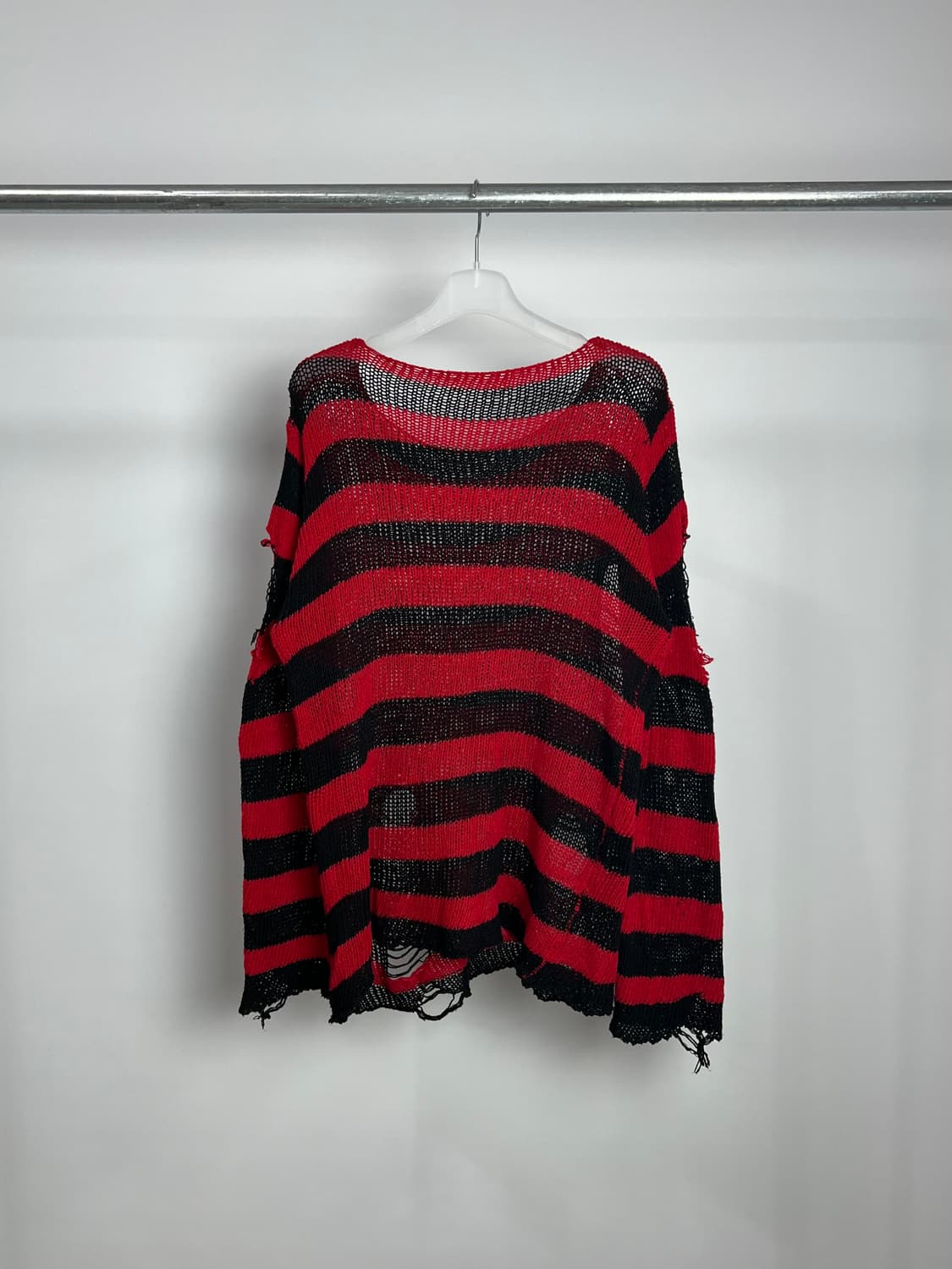 빈티지 스트라이프 데미지 니트  상품이미지6