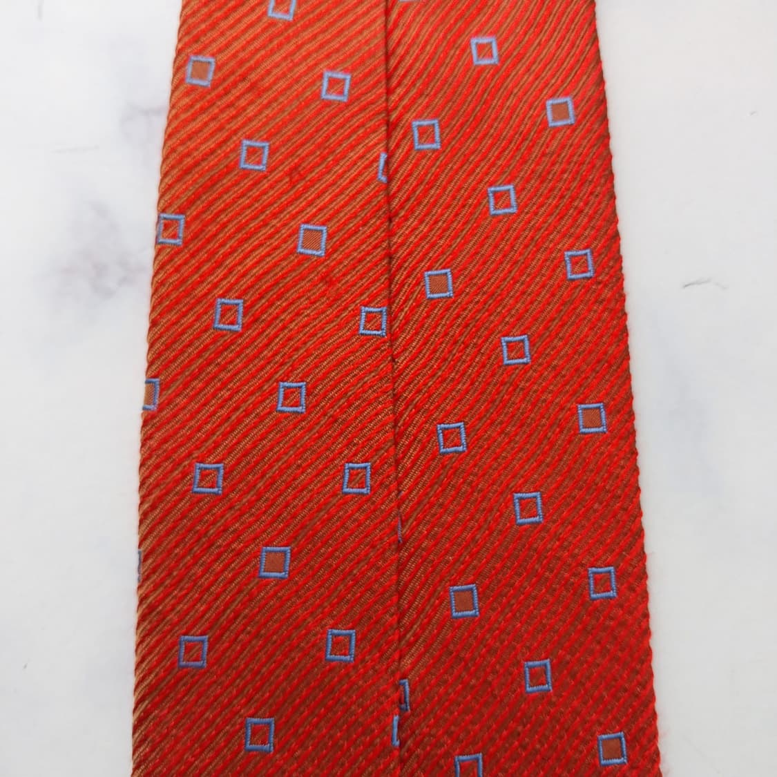 지방시 실크 오렌지 패턴 넥타이 10.1cm A등급 K2453
 상품이미지6