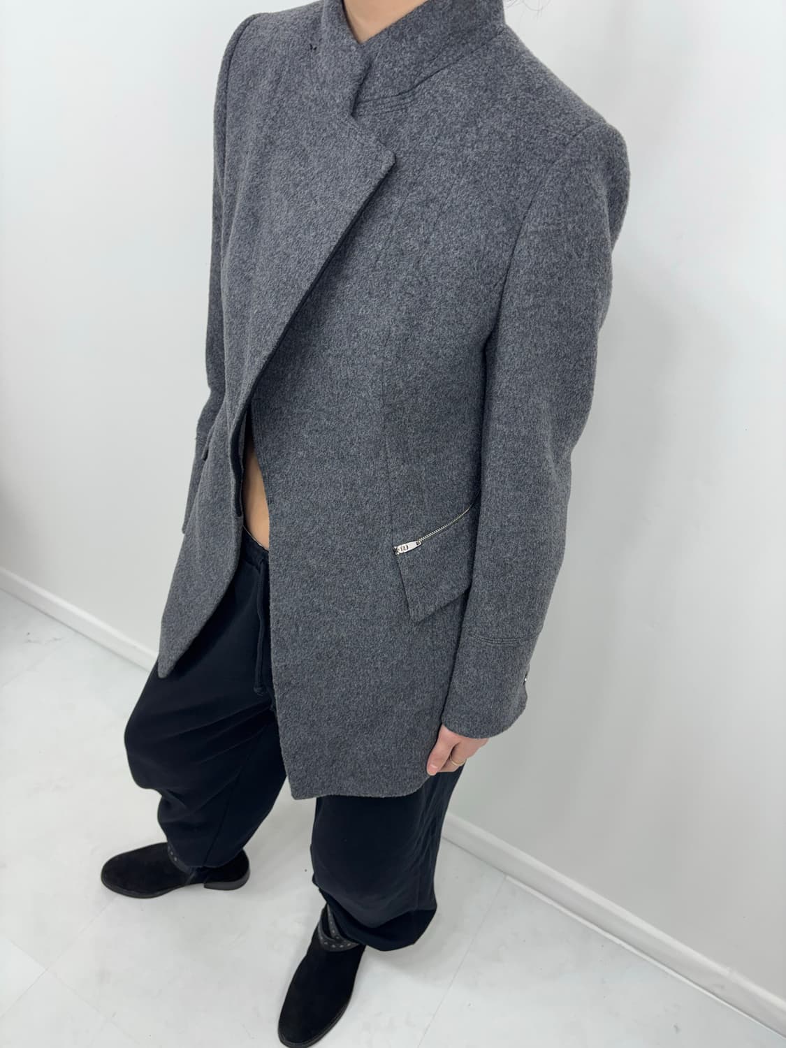 ASYMMETRIC WOOL JACKET 상품이미지7
