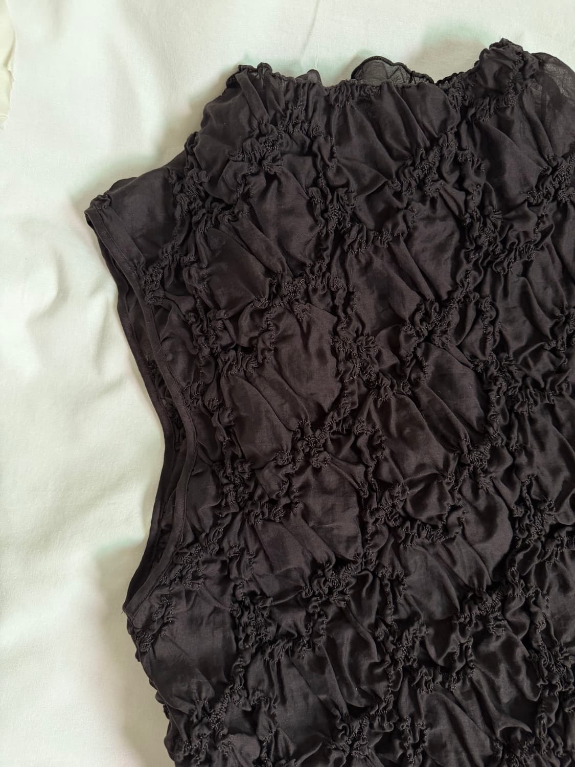 rinkle high neck sleeveless 상품이미지3