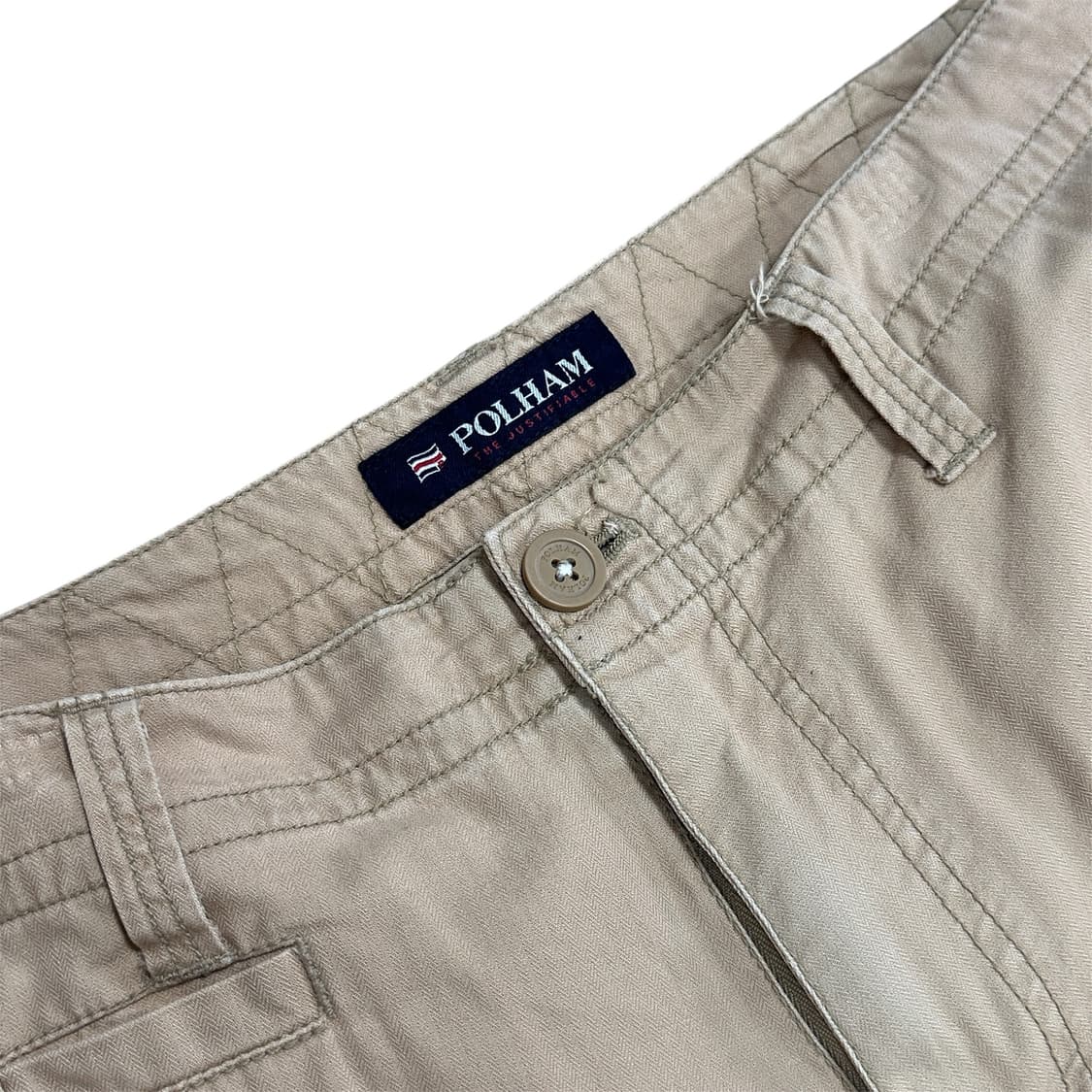 폴햄(POLHAM) 베이지 카고 포켓 팬츠 상품이미지5