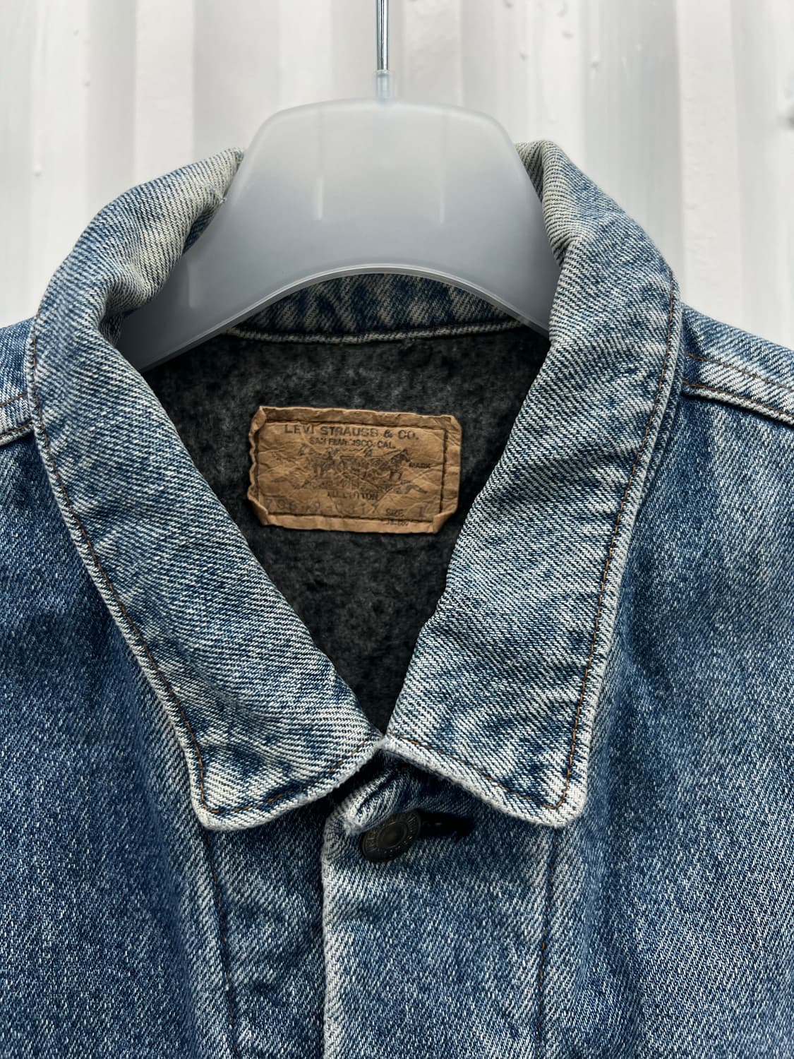 80s) Levi’s 3rd trucker (blanket) 상품이미지3