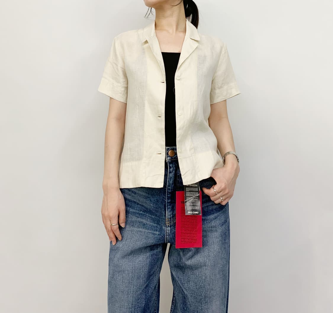  EVERLANE 리넨 반팔 셔츠 상품이미지1