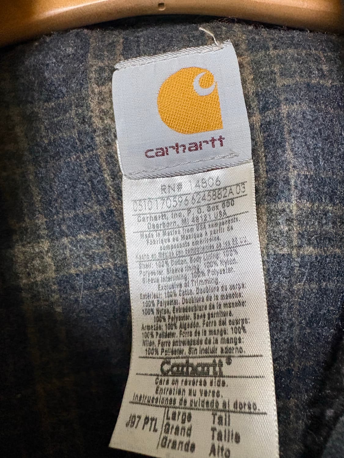 칼하트(made in usa) 디트로이트자켓 j97 패트롤(L-Tall) 상품이미지4