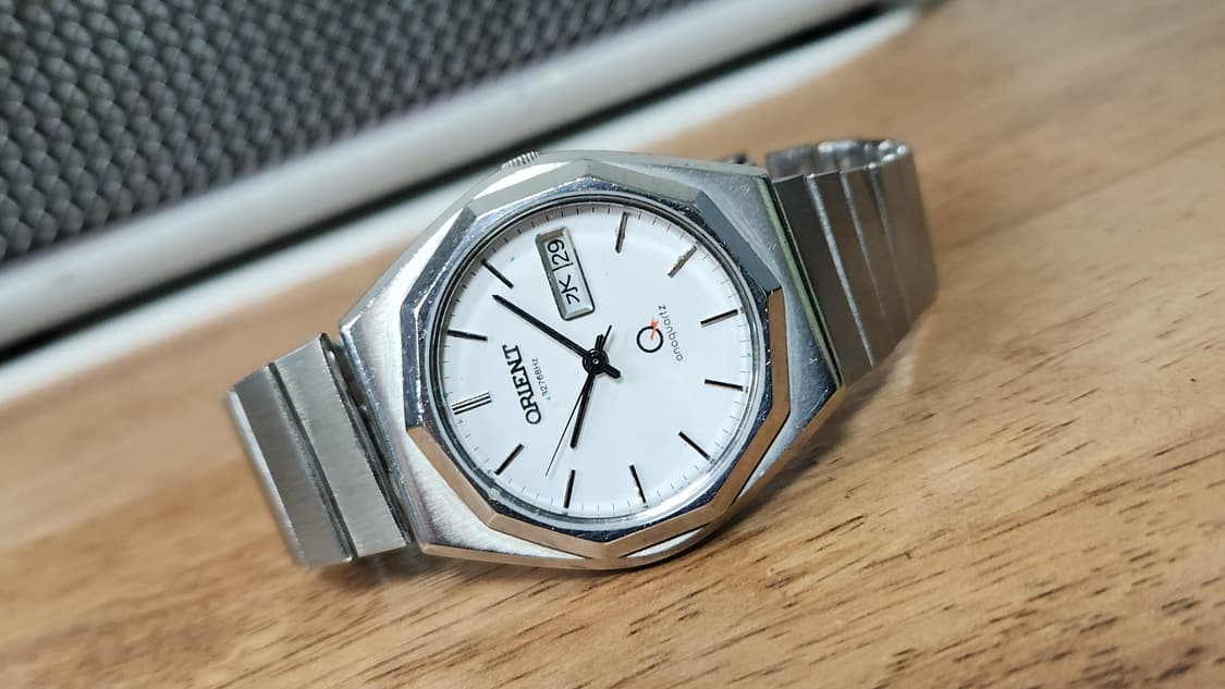 # 빈티지 오리엔트 오리지널 뻐뻐시 데이데이트 빈티지시계  급처 상품이미지5