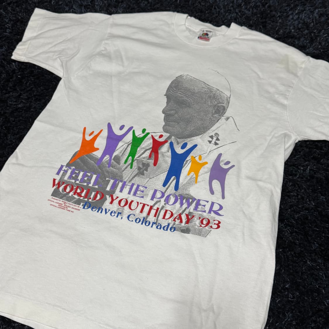1993년도 교황 공식굿즈 t-shirt 상품이미지2
