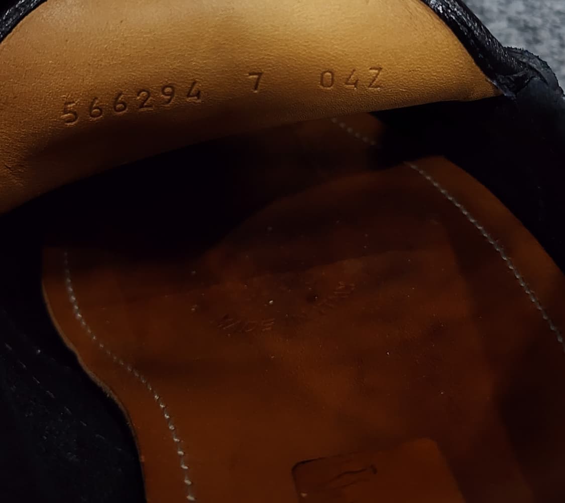 구찌 웹 스트라이프 스웨이드 드라이빙 슈즈 로퍼 UK 7 상품이미지9