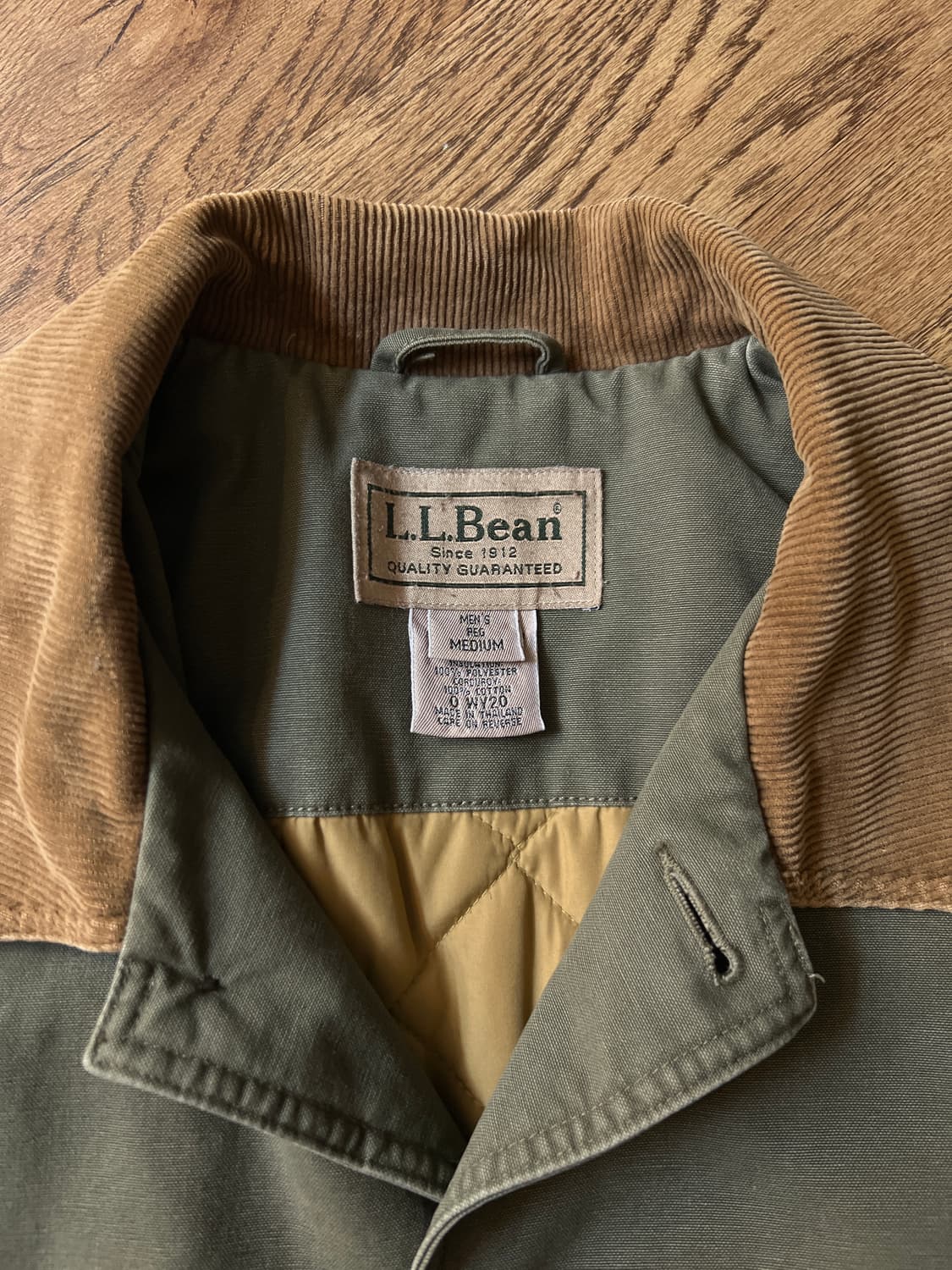 [M]엘엘빈 USA 신슐레이트 퀼팅 라이닝 헌팅자켓 상품이미지2