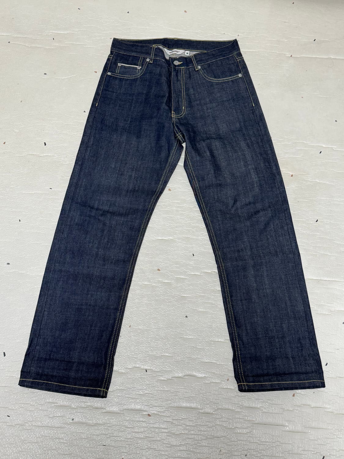 [M] 유니폼브릿지 셀비지 데님 팬츠 - 딥 인디고 상품이미지2