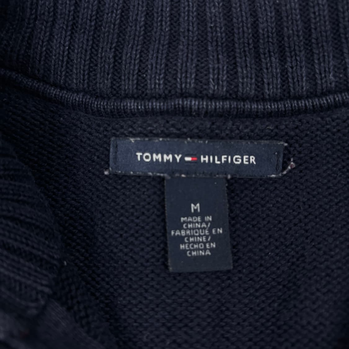 타미힐피거 니트 집업 상품이미지6