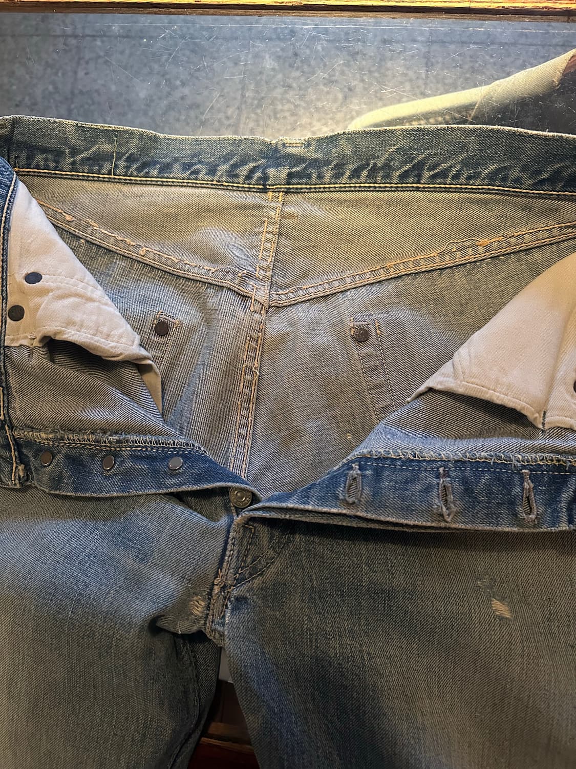 50s USA LEVIS 501XX SELVEDGE DENIM PANTS 상품이미지7