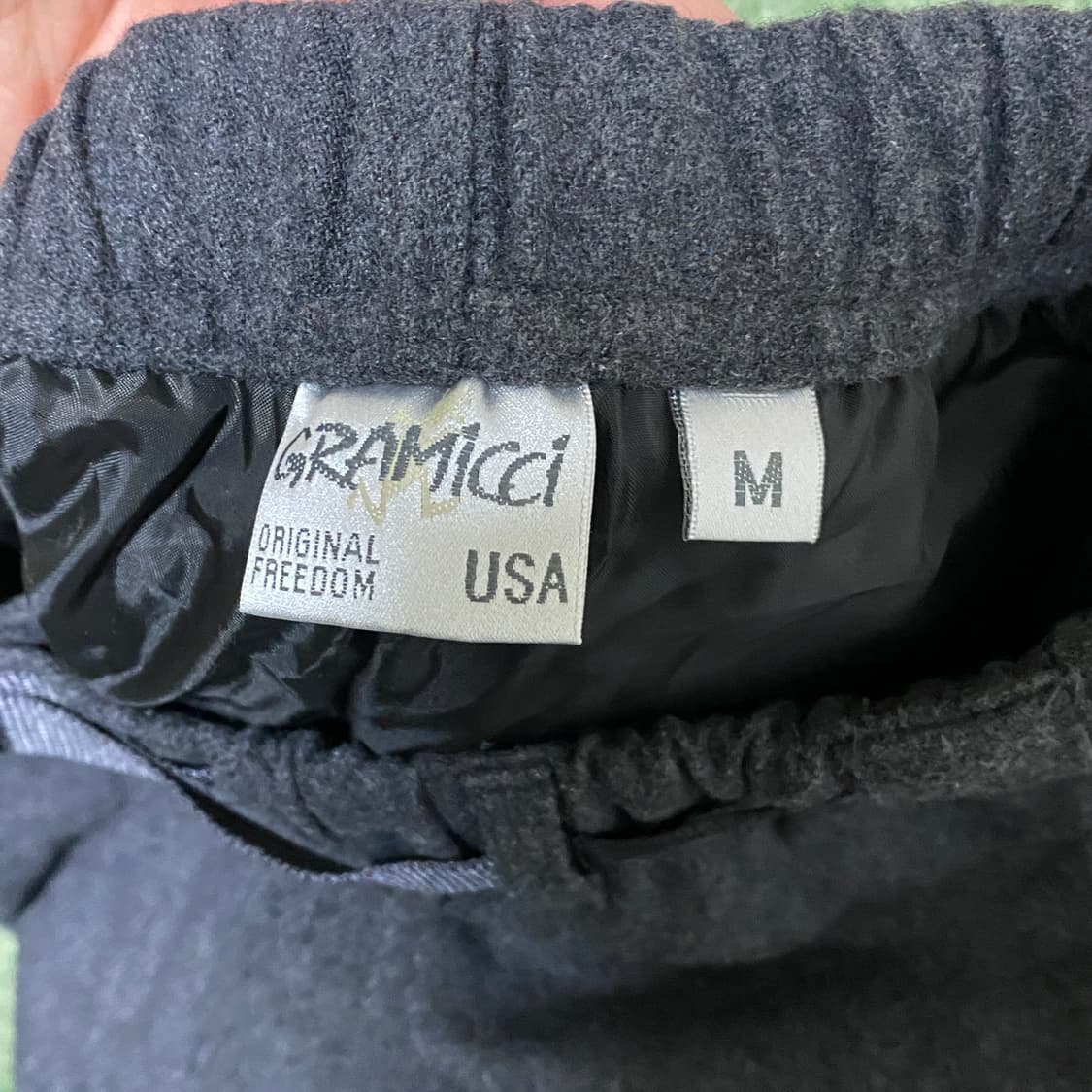 그라미치 벨트 울 테이퍼드 팬츠 M 상품이미지6