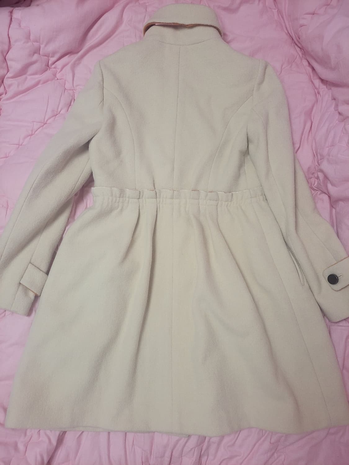 급처상태좋음!올리브데올리브 허리셔링 구찌느낌 코트자켓 레니본,오즈세컨st 상품이미지1