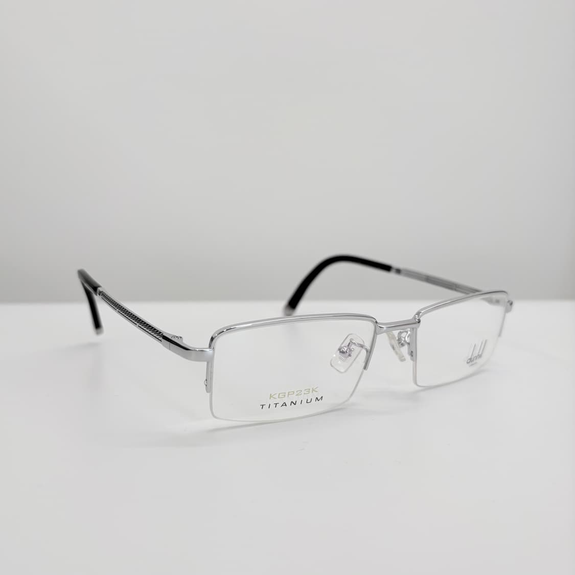 DUNHILL 던힐 실버 사각 반무테 상품이미지3