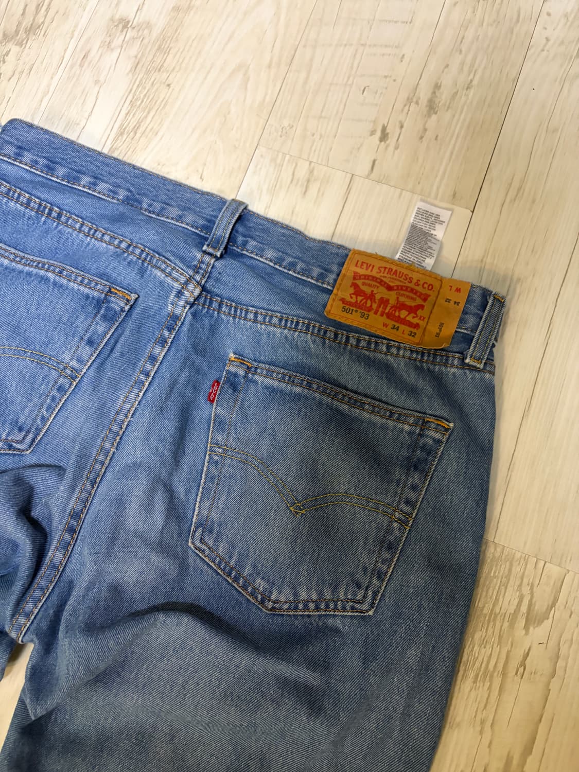 [W34 L32] 리바이스 501 데님 청바지 상품이미지1