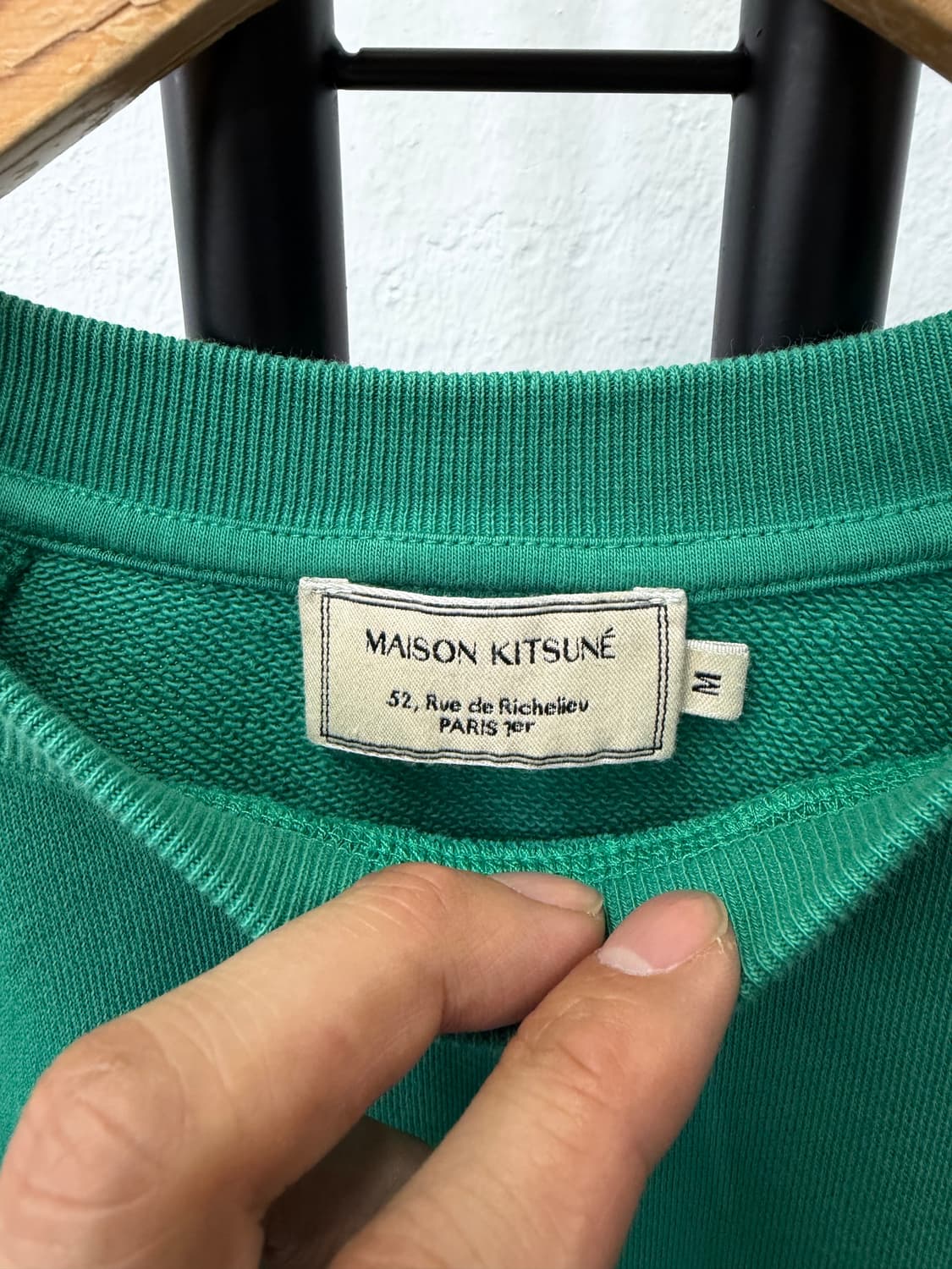 매장판정품) 메종키츠네 남성 폭스 패치 맨투맨 M 상품이미지6