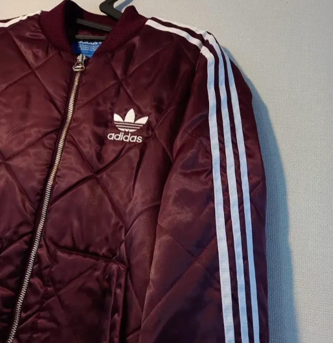 아디다스 대장급 퀄팅 버건디 마룬 트랙탑 저지 져지집업 110/XXL 상품이미지2