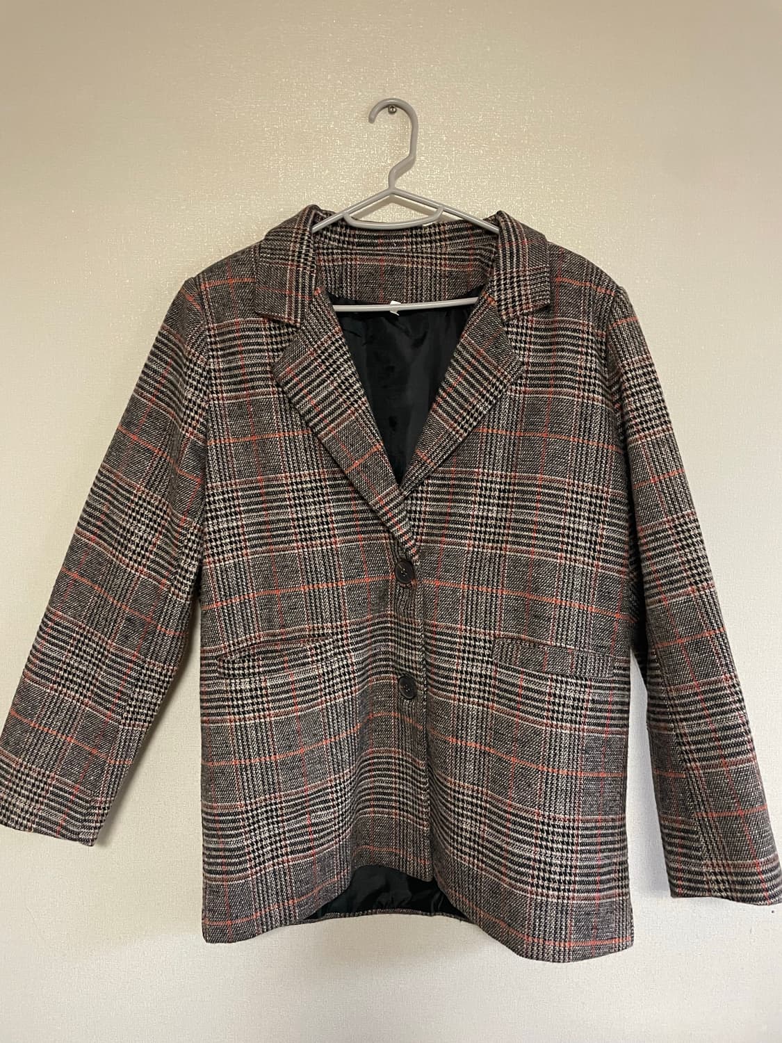 여성 체크 블레이저 자켓 상품이미지1