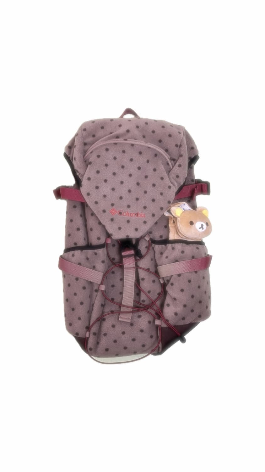 후리스 브라운 도트 리락쿠마깔 백팩 🧸 상품이미지1