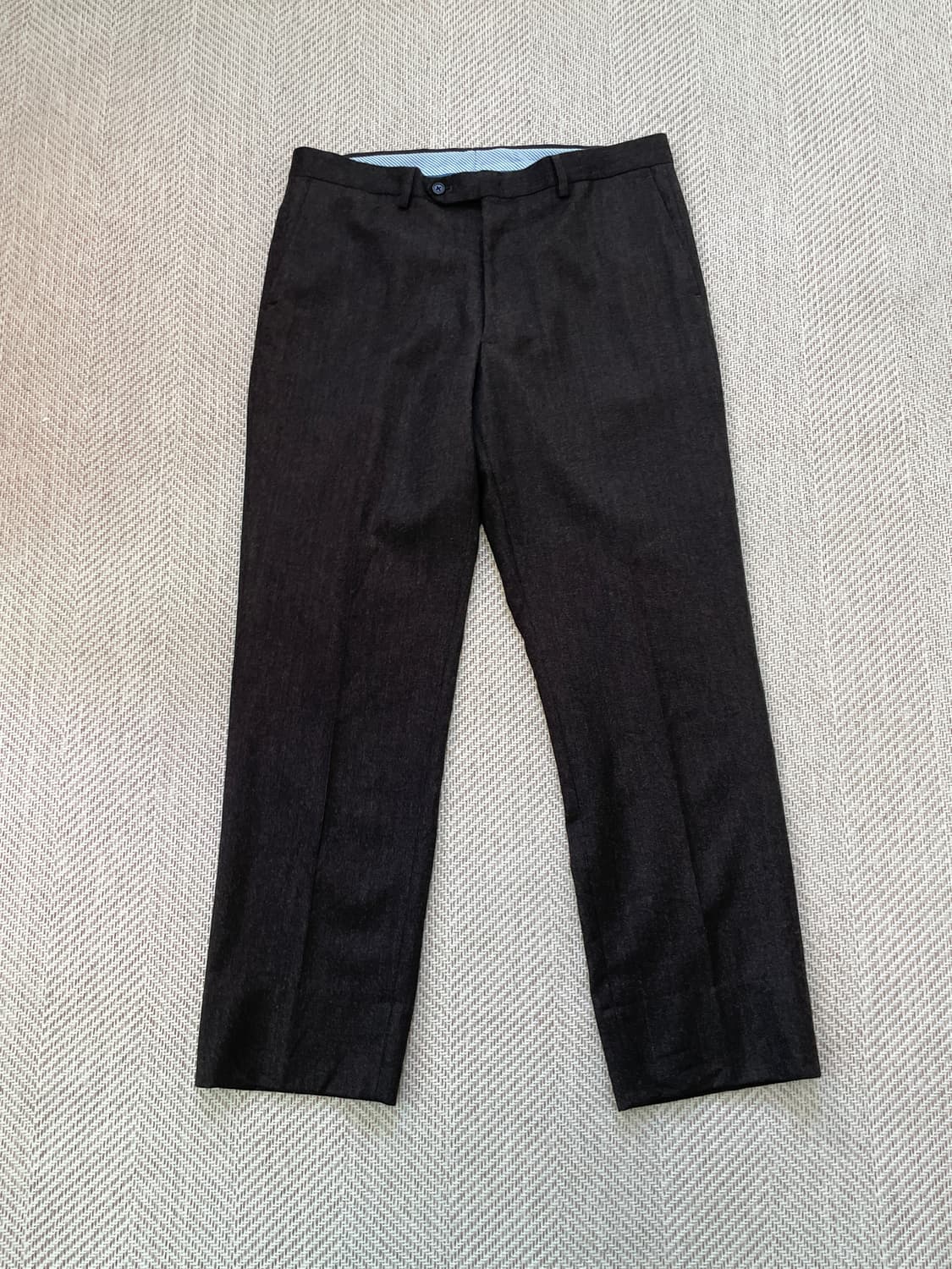 이태리 comero 브라운 테일러드 울 슬렉스  J03937 상품이미지4