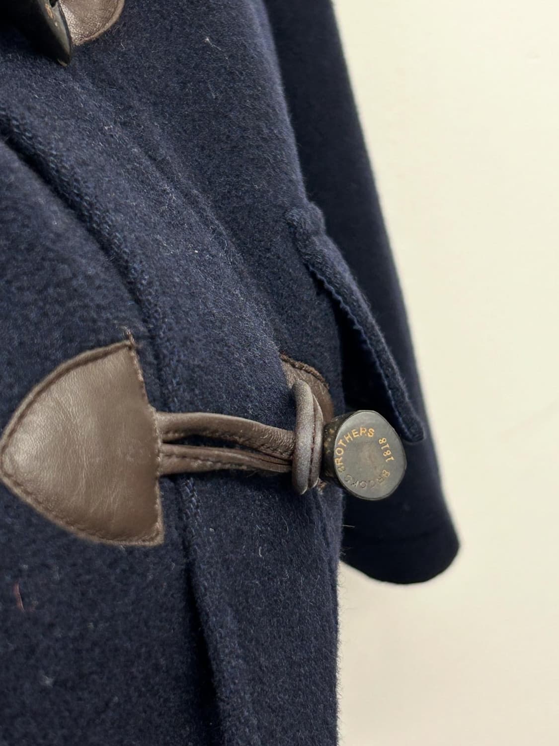 브룩스브라더스 네이비 울 더플코트 상품이미지5