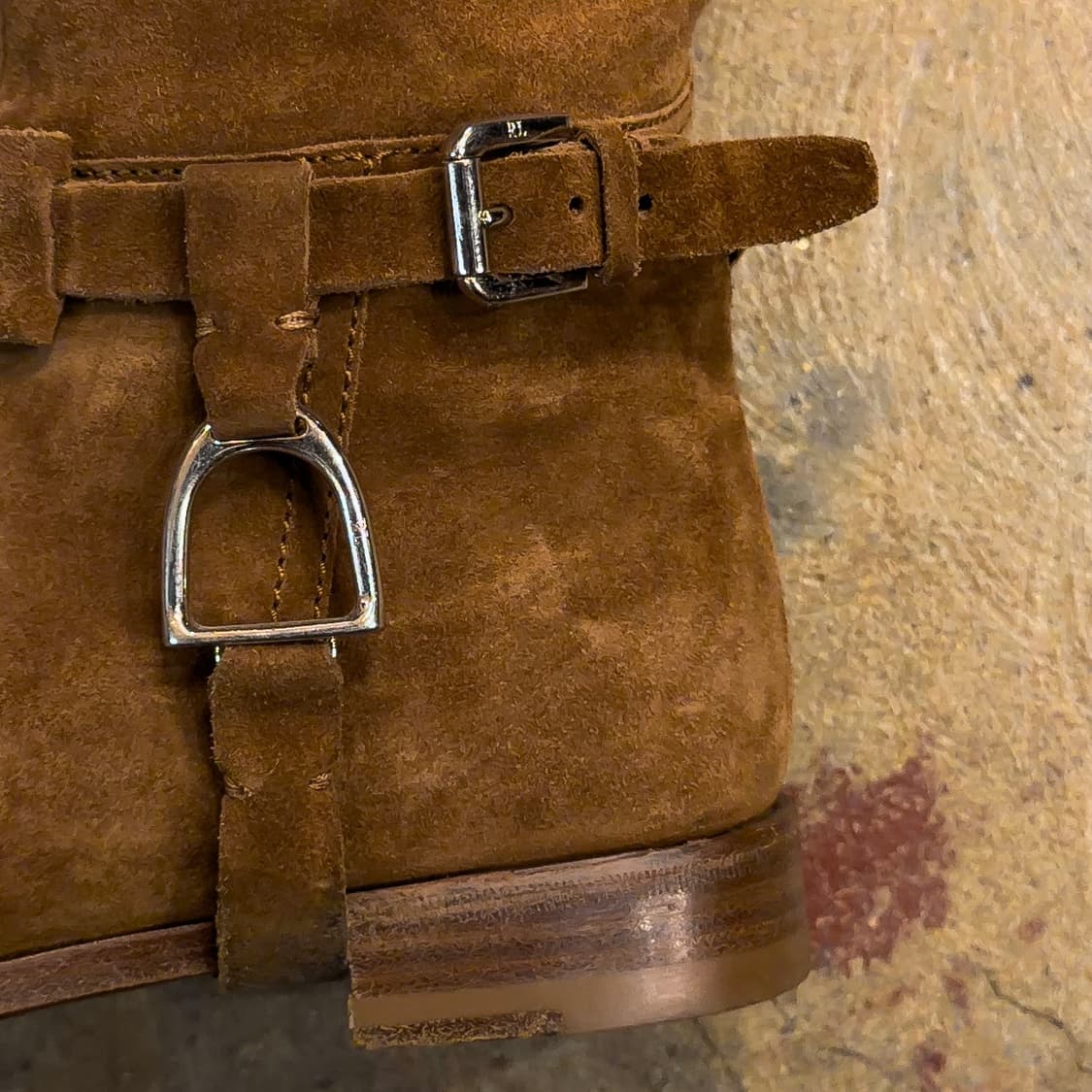 폴로 랄프로렌 퍼플라벨 스웨이드 우먼 부츠 상품이미지5