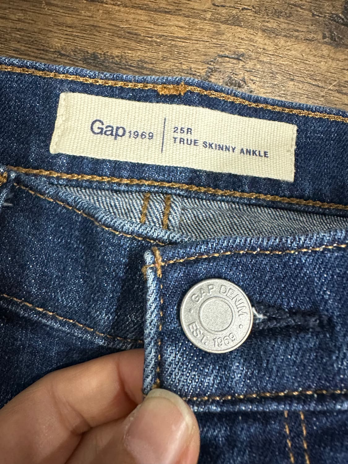 GAP 1969 크롭 스키니 데님팬츠 26사이즈 상품이미지2