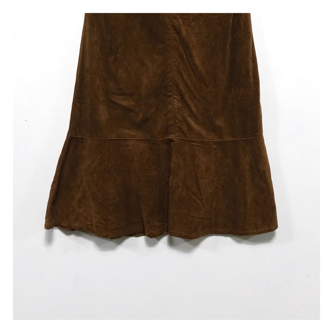 VINTAGE SUEDE  빈티지 브라운 스웨이드 슬리브리스 원피스  상품이미지8