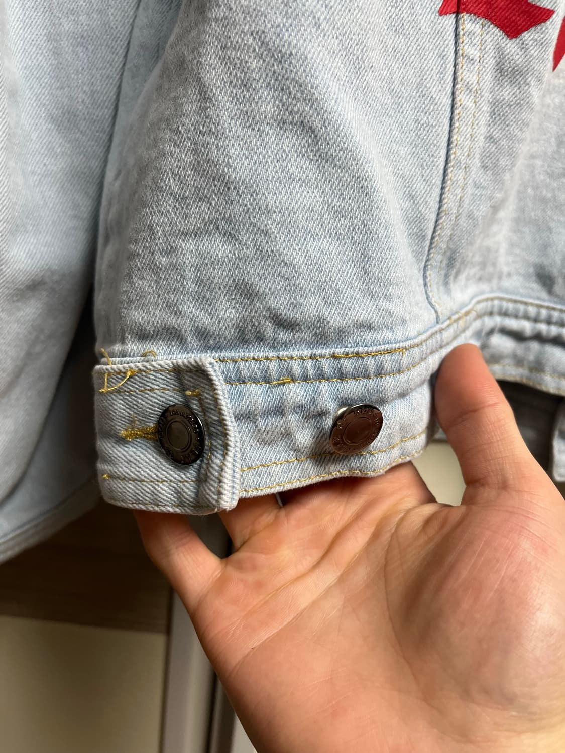 Fear of god kanye pablo denim jacket 100 상품이미지6